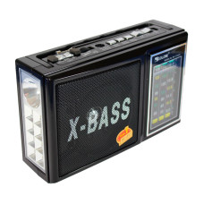Радіоприймач Golon RX-177LED USB/SD, акумуляторний з ліхтариком
