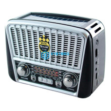 Радіоприймач Golon RX-456S з USB/SD, із сонячною панеллю та ліхтариком