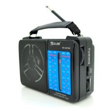 Радіоприймач GOLON RX-A06AC, 3W, 220V, 2*LR20/R20/D, корпус пластмас, Black