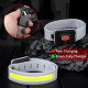 Світлодіодний LED браслет безпеки YD2307-COB(white+red), Waterproof, Li-Ion акумулятор., ЗУ Type-C