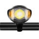 Велофара з комп'ютером та сигналом XA-585-T6+2LED, виносна кнопка, Waterproof, акумулятор, ЗУ microUSB