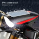 Велофара з сигналом 7599/S7588, сонячна батарея, Waterproof, Li-Ion акумулятор, ЗУ Type-C