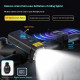 Велофара з сигналом Q091, 250LM, Li-Ion акумулятор, ЗУ Type-C, індикація заряду