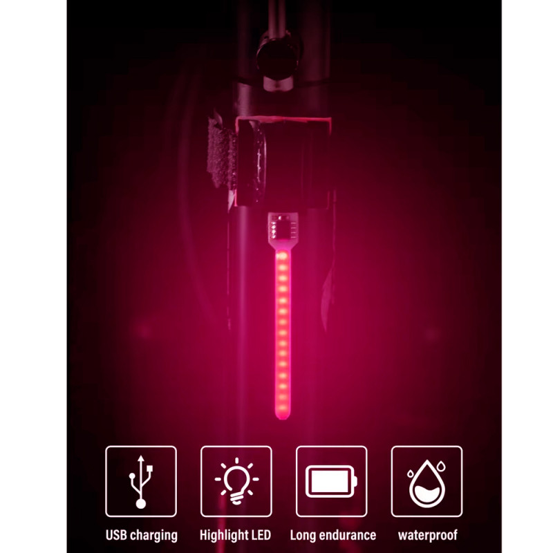 Велоліхтар 8821-LED, Li-Ion акум.., ЗУ micro USB