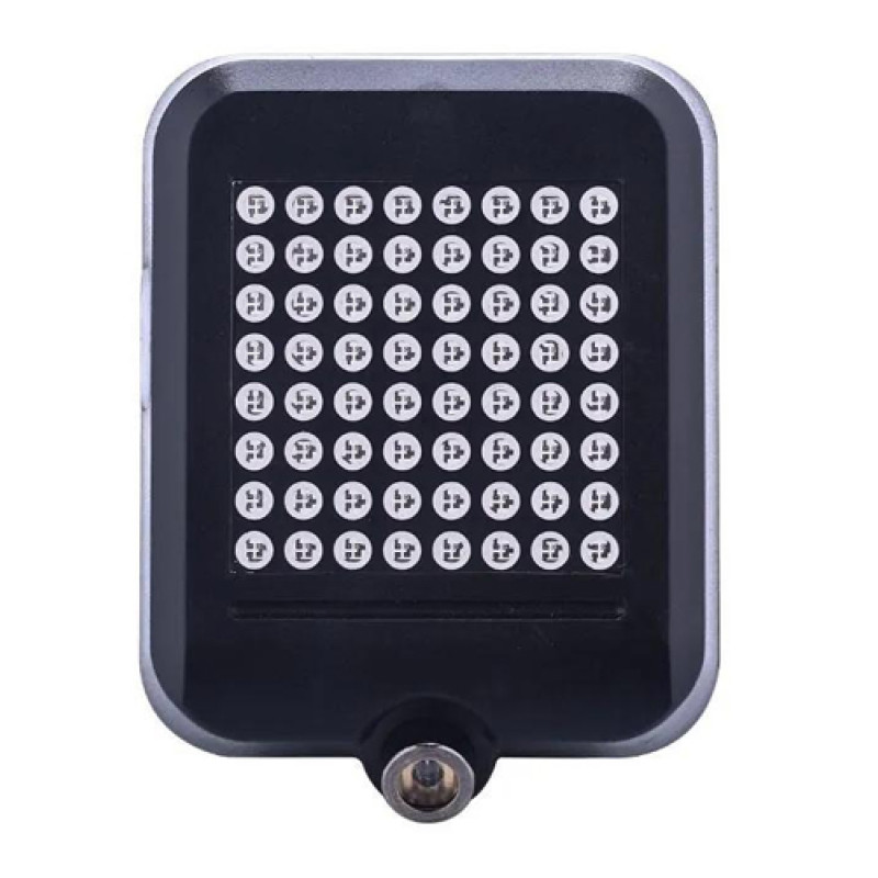 Велофонарь AQY-0100 с автоматическим указанием поворотов (red+yellow) + лазер, waterproof, ЗУ microUSB, Li-Ion аккум. оптом в Украине
