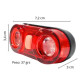Велоліхтар DMFL-535-2LED STOP, Li-Ion акумулятор, ЗУ Type-C