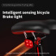 Велоліхтар FY-328S-4LED(red) з автоматичною системою START/STOP, waterproof, Li-Ion акумулятор, ЗУ Type-C
