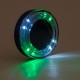 Велоліхтар HYD-085-SMD (RGB), сонячна батарея, Waterproof, Li-Ion акумулятор, ЗУ Type-C