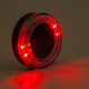 Велоліхтар HYD-085-SMD (RGB), сонячна батарея, Waterproof, Li-Ion акумулятор, ЗУ Type-C