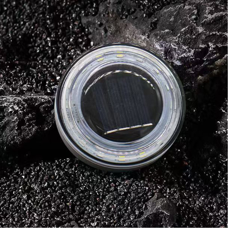 Велоліхтар HYD-085-SMD (RGB), сонячна батарея, Waterproof, Li-Ion акумулятор, ЗУ Type-C