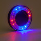 Велоліхтар HYD-085-SMD (RGB), сонячна батарея, Waterproof, Li-Ion акумулятор, ЗУ Type-C
