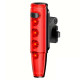 Велоліхтар LEADBIKE LD77-LS-4LED з лазерною розміткою, waterproof, Li-Ion акумулятор, ЗУ Type-C
