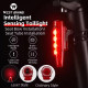 Велоліхтар LEADBIKE LD77-LS-4LED з лазерною розміткою, waterproof, Li-Ion акумулятор, ЗУ Type-C