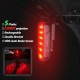 Велоліхтар LEADBIKE LD80-6LED з лазерною розміткою, waterproof, Li-Ion акумулятор, ЗУ Type-C