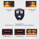 Велоліхтар LY-5510 із зазначенням поворотів (red+yellow), waterproof, ЗУ Type-C, Li-Ion акум., пульт управління, CR2032