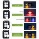 Велофонарь LY-6700 с указанием поворотов (red+yellow+blue), waterproof, ЗУ microUSB, Li-Ion аккум., пульт управления, CR2032 оптом в Украине