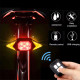 Велофонарь LY-6700 с указанием поворотов (red+yellow+blue), waterproof, ЗУ microUSB, Li-Ion аккум., пульт управления, CR2032 оптом в Украине