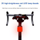 Велоліхтар MY-2107-25LED, waterproof, Li-Ion акумулятор, ЗУ Type-C