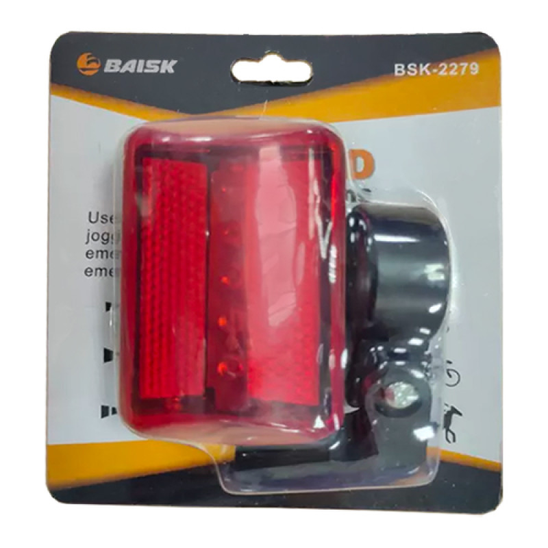 Велоліхтар STOP 0023-5LED/BSK-2279, 2×AA