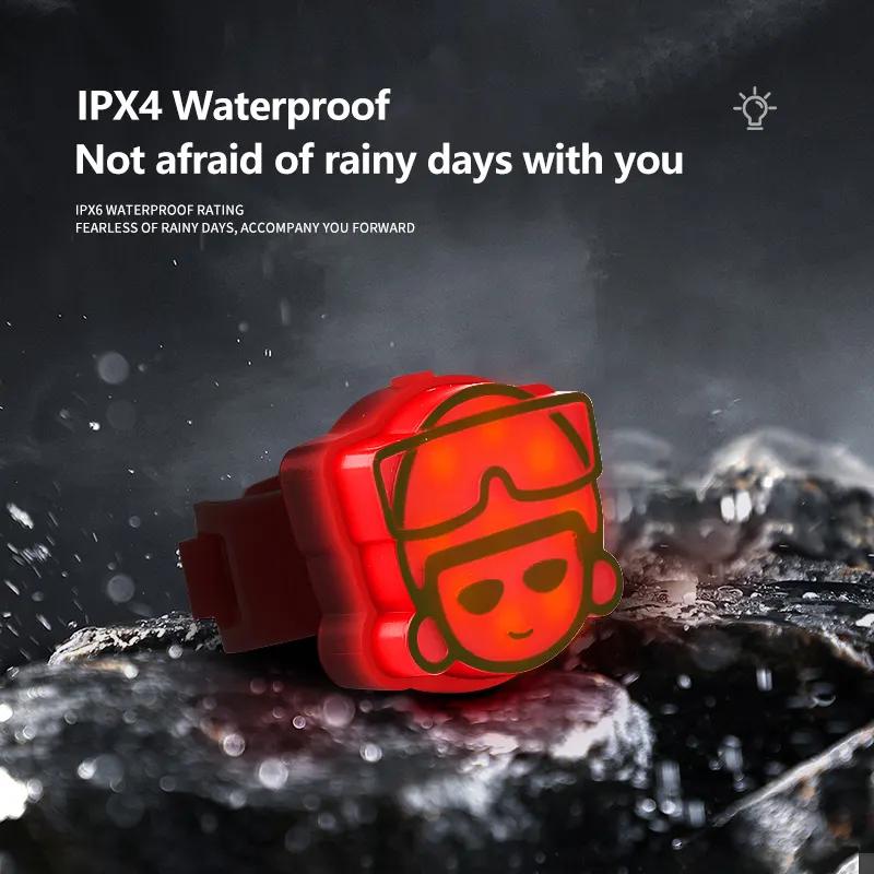 Велоліхтар STOP 602-LED, Waterproof, Li-Ion акумулятор, ЗУ Type-C