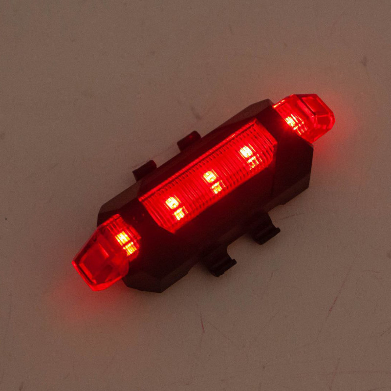 Велофонарь STOP DC-918/093, red, Waterproof, Li-Ion аккум., ЗУ microUSB оптом в Украине
