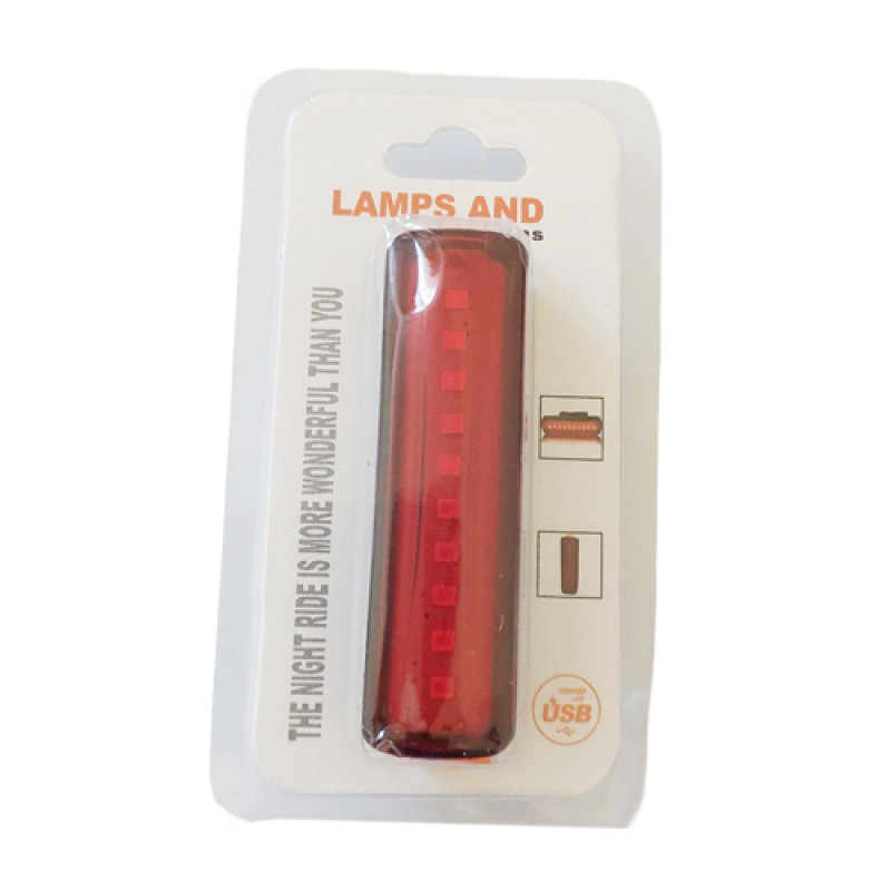 Велоліхтар XFL-102-10SMD, waterproof, Li-Ion акумулятор, ЗУ microUSB