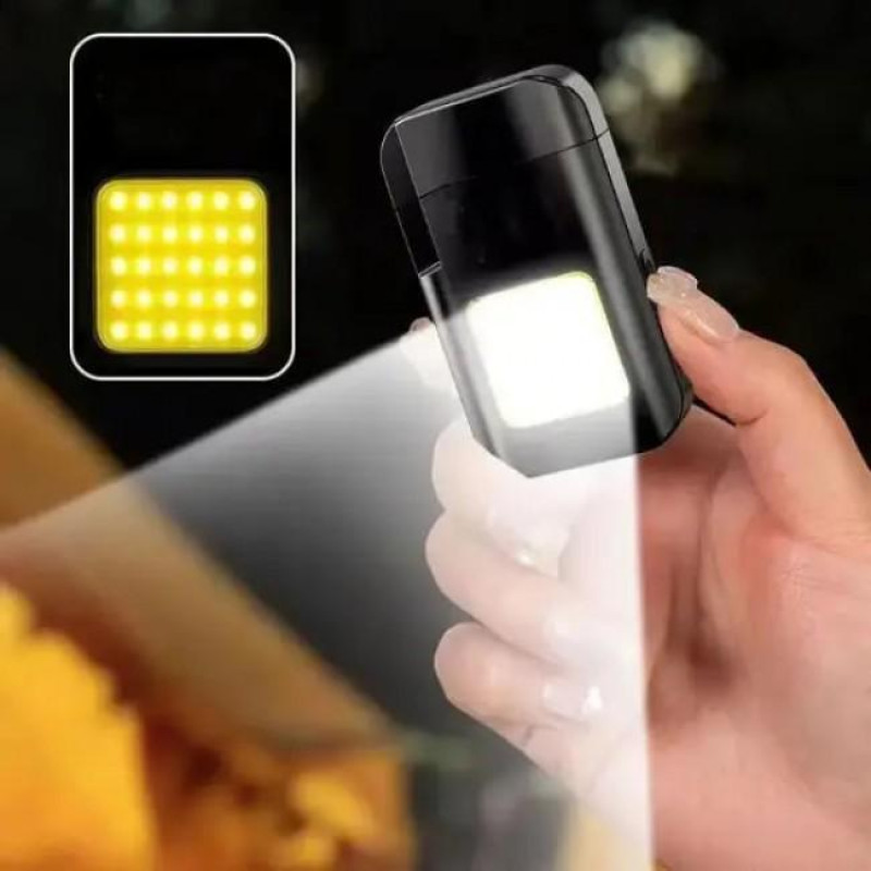 Спіральна запальничка із зарядкою від USB та Led ліхтариком 6002 M8