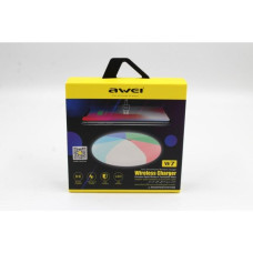 Адаптер для телефону бездротовий 10W 7 COLOR AWEI W7 + WIRELESS CHARGE