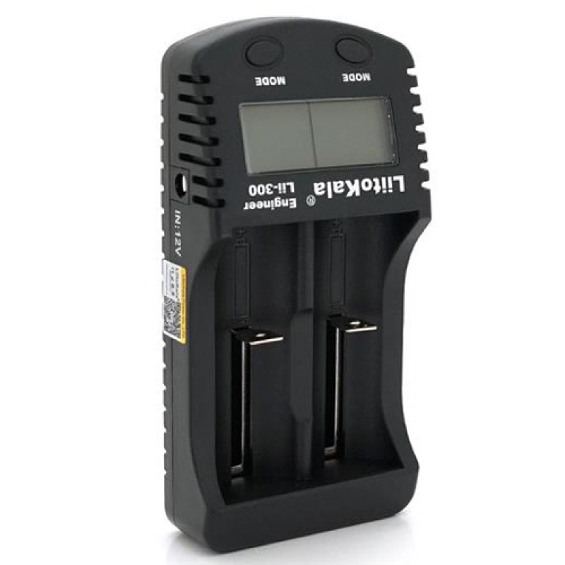 Зарядний пристрій LiitoKala Lii-300, 2 × AA/ AAA/ 26650/ 22650/ 18650/ 17670/ 18500/ 18350/ 17500/ 17335/ 14500/ 16340/ 10440