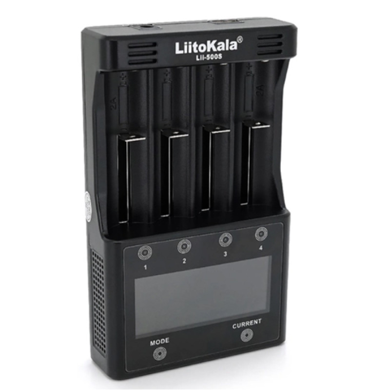 Зарядний пристрій LiitoKala Lii-500S+АВТОЗАРЯДКА, АА/ ААА/ A/ 14500/ 16340/ 18350/ 18650/ 26650