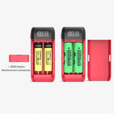 Зарядний пристрій + POWER BANK LiitoKala Lii-MP2, 2×18650/ 21700