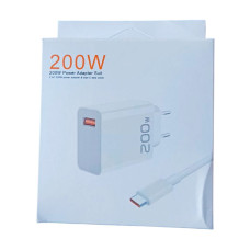 Адаптер USB з кабелем USB-Type-C, 200W USB/PD